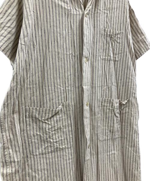 Snow peak（スノーピーク）Snow peak (スノーピーク) snow peak　半袖ワンピース ベージュ サイズ:Lの古着・服飾アイテム