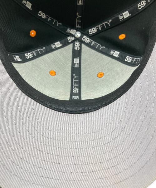 New Era（ニューエラ）New Era (ニューエラ) New Era　キャップ ブラック×オレンジの古着・服飾アイテム