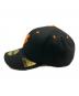 New Era (ニューエラ) New Era　キャップ ブラック×オレンジ：4000円