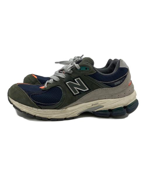 NEW BALANCE（ニューバランス）NEW BALANCE (ニューバランス) NEW BALANCE　ローカットスニーカー カーキ×ブルー×グレー サイズ:26.5cmの古着・服飾アイテム