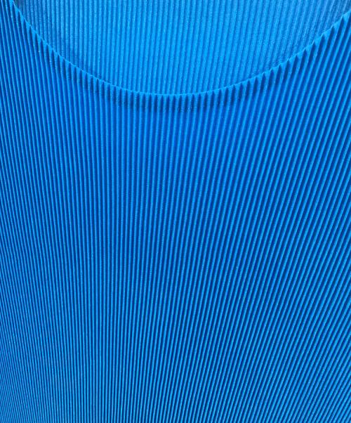 PLEATS PLEASE（プリーツプリーズ）PLEATS PLEASE (プリーツプリーズ) プリーツカットソー ブルー サイズ:3の古着・服飾アイテム