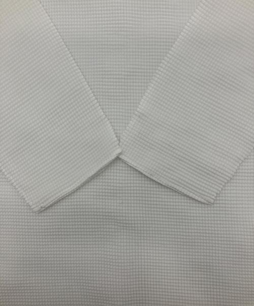 me ISSEY MIYAKE（ミーイッセイ ミヤケ）me ISSEY MIYAKE (ミーイッセイ ミヤケ) プリーツカットソー ホワイト サイズ:FREEの古着・服飾アイテム
