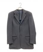ARMANI COLLEZIONIアルマーニ コレツィオーニ）の古着「ウールノッチドラペル3Bジャケット」｜ブラック