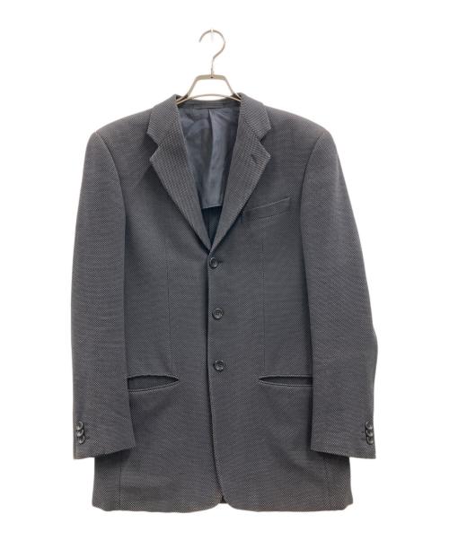 ARMANI COLLEZIONI（アルマーニ コレツィオーニ）ARMANI COLLEZIONI (アルマーニ コレツィオーニ) ウールノッチドラペル3Bジャケット ブラック サイズ:Sの古着・服飾アイテム