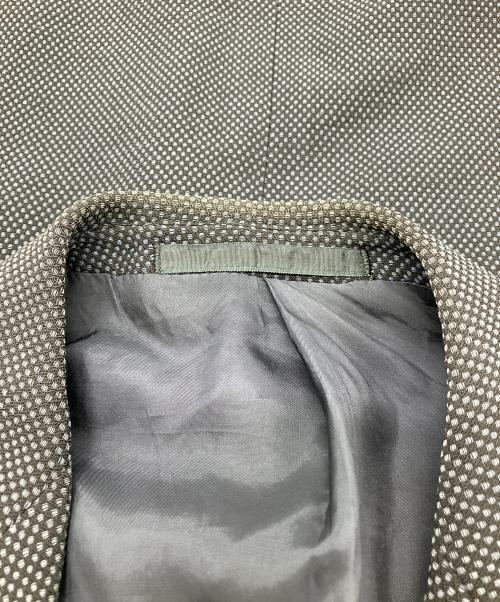 ARMANI COLLEZIONI（アルマーニ コレツィオーニ）ARMANI COLLEZIONI (アルマーニ コレツィオーニ) ウールノッチドラペル3Bジャケット ブラック サイズ:Sの古着・服飾アイテム