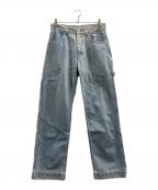 Snow peakスノーピーク）の古着「デニムペインターパンツ」｜インディゴ