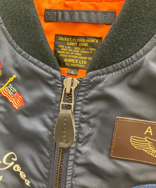 AVIREX（アヴィレックス）AVIREX (アヴィレックス) L-2 5th AIR FORCE ブルー サイズ:Lの古着・服飾アイテム