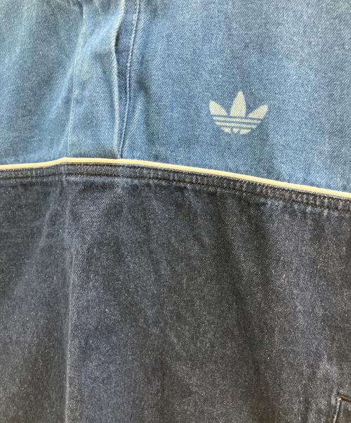 adidas（アディダス）adidas (アディダス) デニムフーディー インディゴ サイズ:Lの古着・服飾アイテム