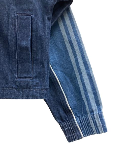 adidas（アディダス）adidas (アディダス) デニムフーディー インディゴ サイズ:Lの古着・服飾アイテム