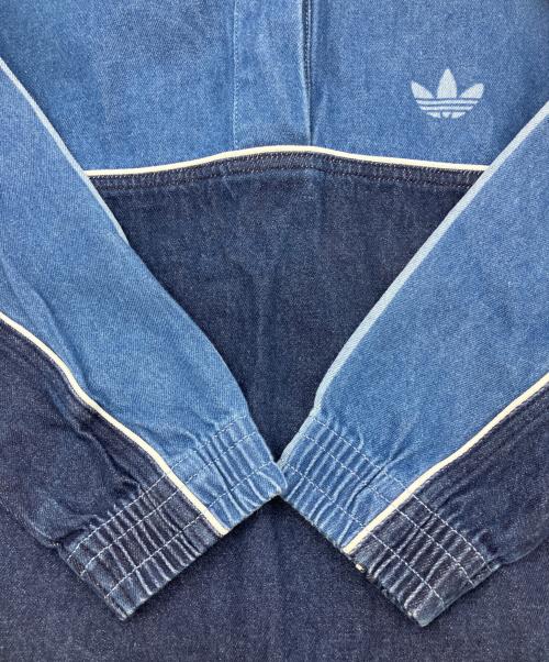 adidas（アディダス）adidas (アディダス) デニムフーディー インディゴ サイズ:Lの古着・服飾アイテム