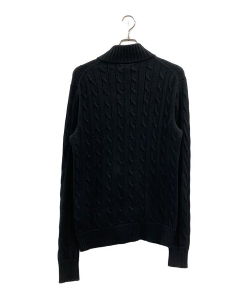 POLO RALPH LAUREN（ポロ・ラルフローレン）POLO RALPH LAUREN (ポロ・ラルフローレン) ドライバーズニット ブラック サイズ:Sの古着・服飾アイテム