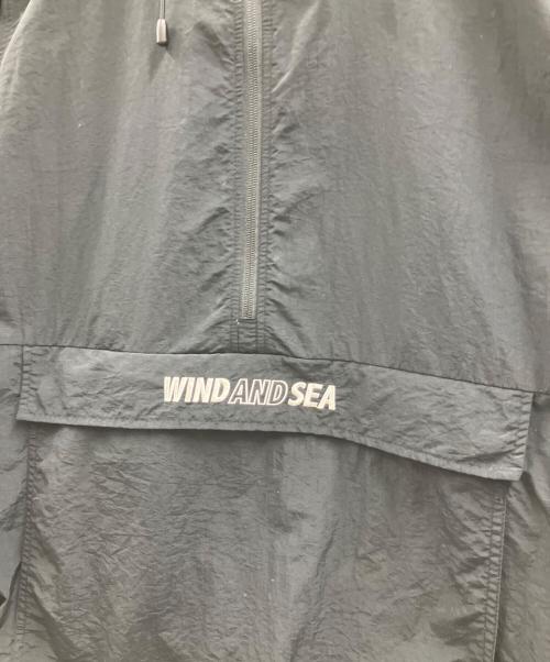 WIND AND SEA（ウィンダンシー）WIND AND SEA (ウィンダンシー) アノラックパーカー ブラック サイズ:Lの古着・服飾アイテム