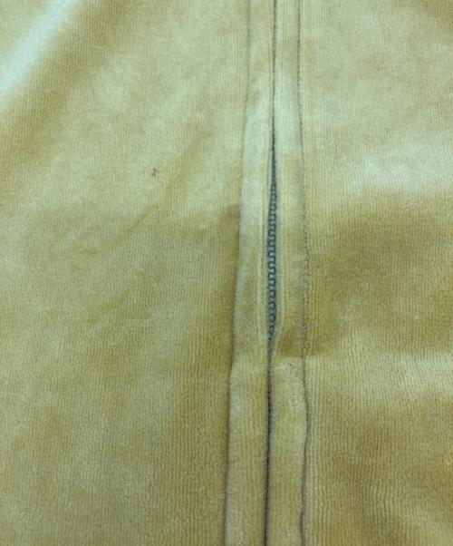 WIND AND SEA（ウィンダンシー）WIND AND SEA (ウィンダンシー) LAKERS VELOUR JACKET イエロー サイズ:Mの古着・服飾アイテム