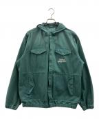 WIND AND SEAウィンダンシー）の古着「OVERDYED FIELD PARKA」｜グリーン