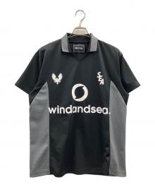 WIND AND SEA（ウィンダンシー）の古着「サッカーシャツ」｜ブラック