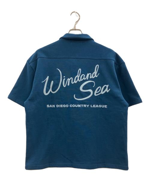 WIND AND SEA（ウィンダンシー）WIND AND SEA (ウィンダンシー) 半袖シャツ ネイビー サイズ:Lの古着・服飾アイテム
