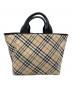 BURBERRY LONDON（バーバリーロンドン）の古着「BURBERRY LONDON　ハンドバッグ」｜ベージュ