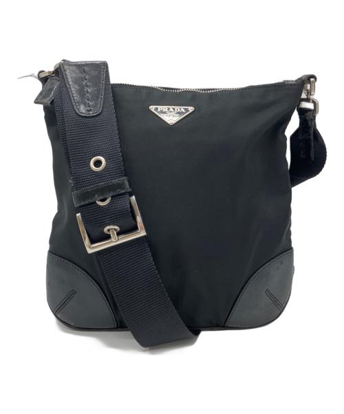 PRADA（プラダ）PRADA (プラダ) PRADA　ショルダーバッグ ブラックの古着・服飾アイテム