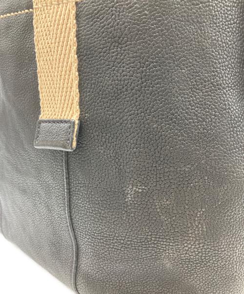 genten（ゲンテン）genten (ゲンテン) genten　トートバッグ ブラック×ベージュの古着・服飾アイテム