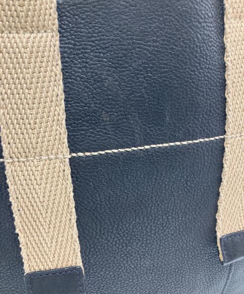 genten（ゲンテン）genten (ゲンテン) genten　トートバッグ ブラック×ベージュの古着・服飾アイテム