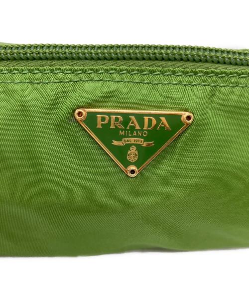 PRADA（プラダ）PRADA (プラダ) PRADA　ナイロンポーチ グリーンの古着・服飾アイテム