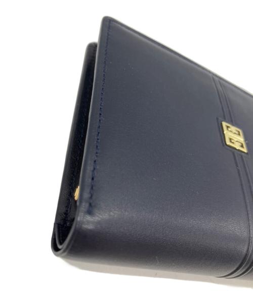 GIVENCHY（ジバンシィ）GIVENCHY (ジバンシィ) GIVENCHY　2つ折り財布 ネイビーの古着・服飾アイテム