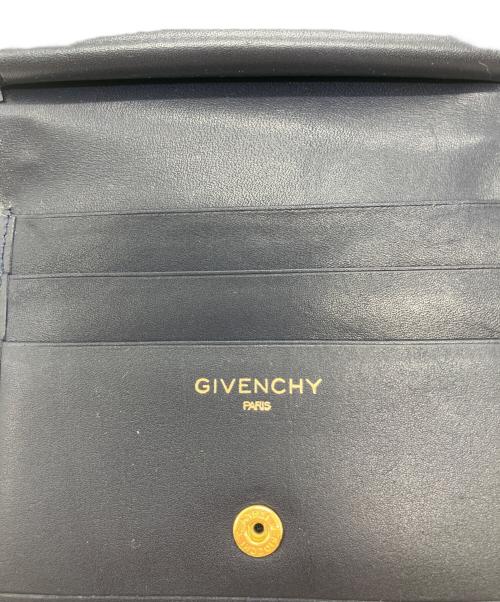 GIVENCHY（ジバンシィ）GIVENCHY (ジバンシィ) GIVENCHY　2つ折り財布 ネイビーの古着・服飾アイテム