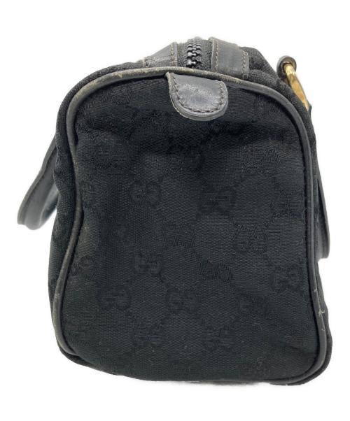 GUCCI（グッチ）GUCCI (グッチ) GUCCI　OLD GUCCI　ミニボストンバッグ ブラックの古着・服飾アイテム