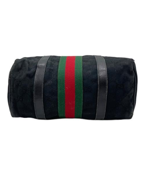 GUCCI（グッチ）GUCCI (グッチ) GUCCI　OLD GUCCI　ミニボストンバッグ ブラックの古着・服飾アイテム