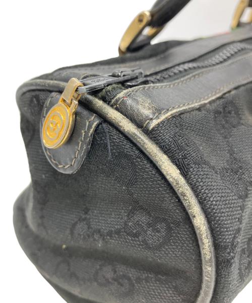 GUCCI（グッチ）GUCCI (グッチ) GUCCI　OLD GUCCI　ミニボストンバッグ ブラックの古着・服飾アイテム