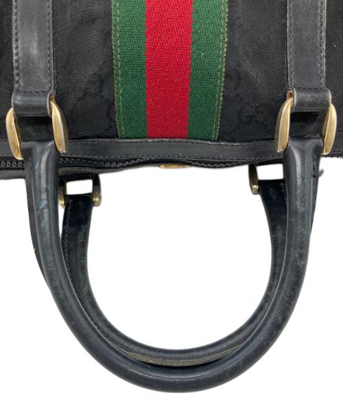 GUCCI（グッチ）GUCCI (グッチ) GUCCI　OLD GUCCI　ミニボストンバッグ ブラックの古着・服飾アイテム