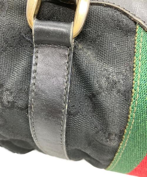GUCCI（グッチ）GUCCI (グッチ) GUCCI　OLD GUCCI　ミニボストンバッグ ブラックの古着・服飾アイテム