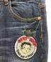 中古・古着 RED PEPPER (レッドペッパ) BETTY BOOP (ベティー・ブープ) デニムパンツ インディゴ サイズ:28：5000円