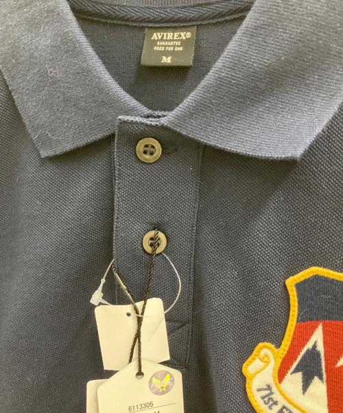 AVIREX（アヴィレックス）AVIREX (アヴィレックス) ポロシャツ ネイビー サイズ:Mの古着・服飾アイテム