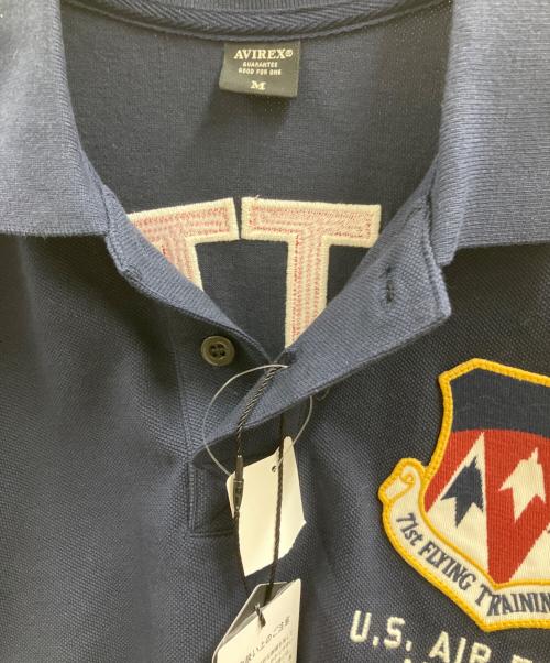 AVIREX（アヴィレックス）AVIREX (アヴィレックス) ポロシャツ ネイビー サイズ:Mの古着・服飾アイテム