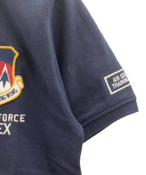 AVIREX（アヴィレックス）AVIREX (アヴィレックス) ポロシャツ ネイビー サイズ:Mの古着・服飾アイテム