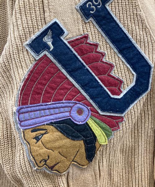 POLO RALPH LAUREN（ポロ・ラルフローレン）POLO RALPH LAUREN (ポロ・ラルフローレン) 厚手カーディガン ベージュ サイズ:Lの古着・服飾アイテム