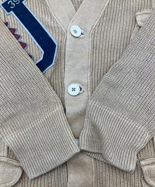 POLO RALPH LAUREN（ポロ・ラルフローレン）POLO RALPH LAUREN (ポロ・ラルフローレン) 厚手カーディガン ベージュ サイズ:Lの古着・服飾アイテム