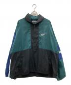 REEBOKリーボック）の古着「アノラックジャケット」｜グリーン×ブルー