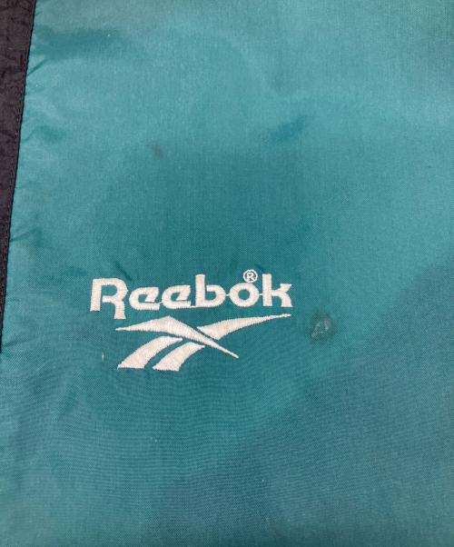 REEBOK（リーボック）REEBOK (リーボック) アノラックジャケット グリーン×ブルー サイズ:XLの古着・服飾アイテム