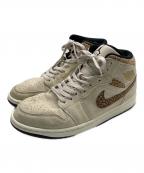 NIKEナイキ）の古着「AIR JORDAN 1 MID SE」｜ベージュ