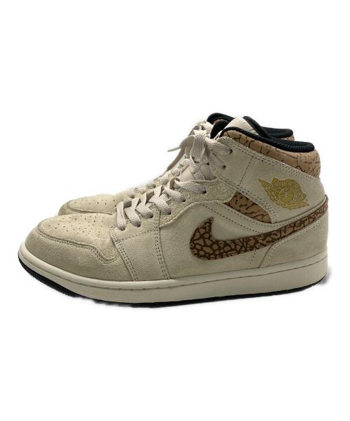 NIKE（ナイキ）NIKE (ナイキ) AIR JORDAN 1 MID SE ベージュ サイズ:27cmの古着・服飾アイテム