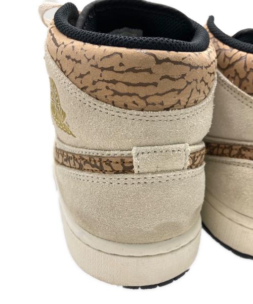 NIKE（ナイキ）NIKE (ナイキ) AIR JORDAN 1 MID SE ベージュ サイズ:27cmの古着・服飾アイテム