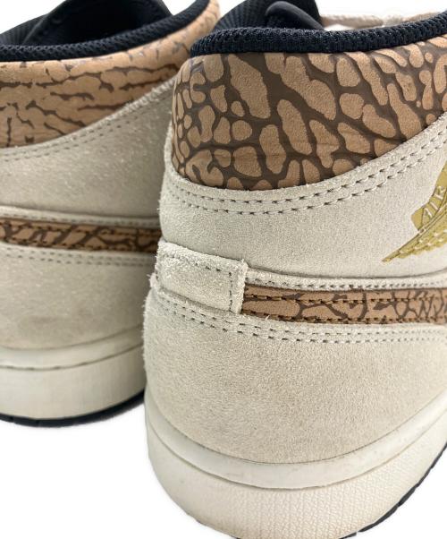 NIKE（ナイキ）NIKE (ナイキ) AIR JORDAN 1 MID SE ベージュ サイズ:27cmの古着・服飾アイテム
