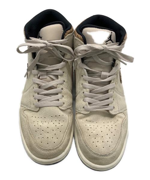 NIKE（ナイキ）NIKE (ナイキ) AIR JORDAN 1 MID SE ベージュ サイズ:27cmの古着・服飾アイテム