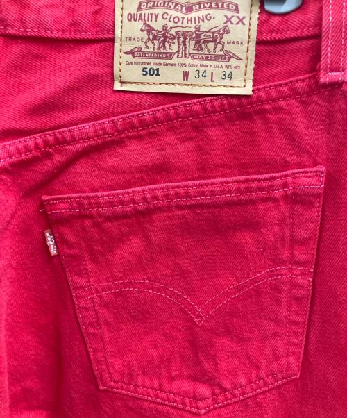 LEVI'S（リーバイス）LEVI'S (リーバイス) 501デニムパンツ レッド サイズ:W34の古着・服飾アイテム