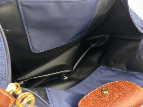 LONGCHAMP（ロンシャン）LONGCHAMP (ロンシャン) トートバッグ ネイビーの古着・服飾アイテム