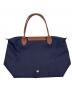 LONGCHAMP (ロンシャン) トートバッグ ネイビー：12000円