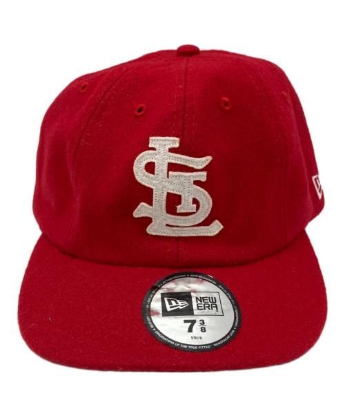 Cooperstown（クーパーズタウン）Cooperstown (クーパーズタウン) New Era (ニューエラ) Cooperstown×New Era　セントルイス・カージナルス クーパーズタウン　キャップ レッドの古着・服飾アイテム