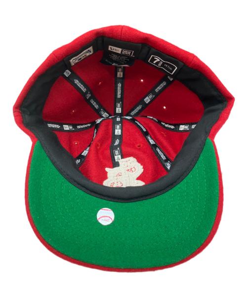 Cooperstown（クーパーズタウン）Cooperstown (クーパーズタウン) New Era (ニューエラ) Cooperstown×New Era　セントルイス・カージナルス クーパーズタウン　キャップ レッドの古着・服飾アイテム